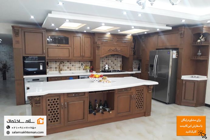 آشپزخانه ممبران قهوه ای