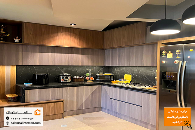کابینت مدرن بدون دستگیره