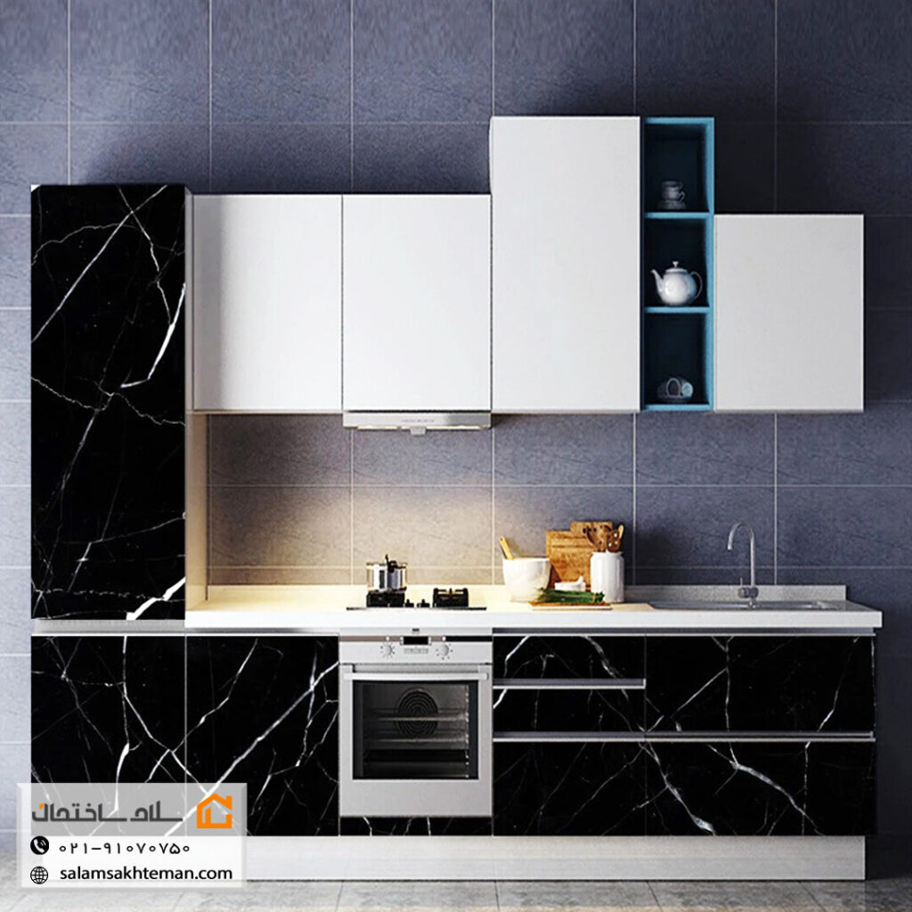 برچسب کابینت طرح سنگ مرمر
