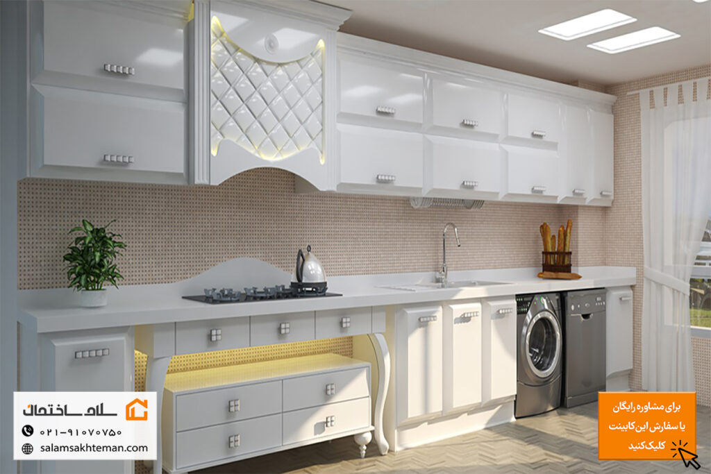 مدل کابینت انزو سفید