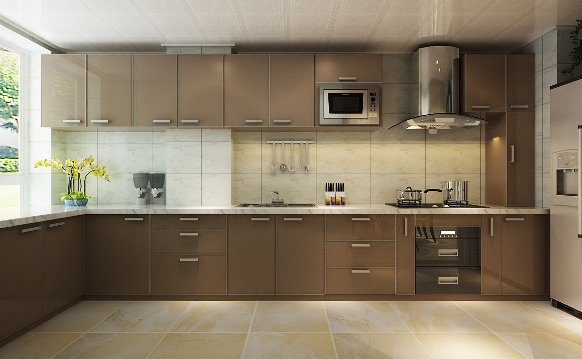طراحی کابینت ال 21