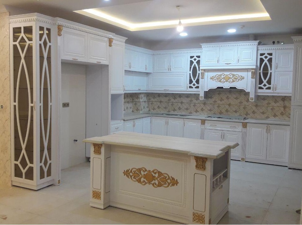 کابینت وکیوم طلایی سفید 2