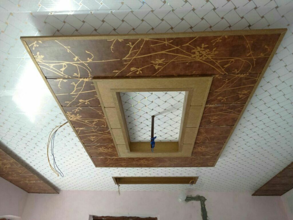 مدل سقف کاذب pvc طرح دار (2)