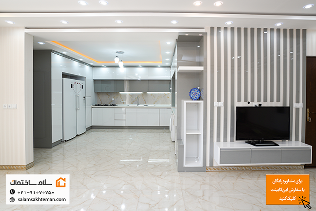 کابینت و تی وی وال هایگلاس