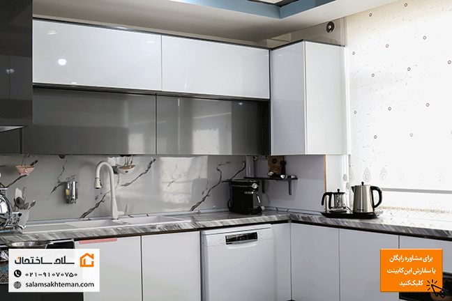 برچسب بین کابینت طرح سنگ