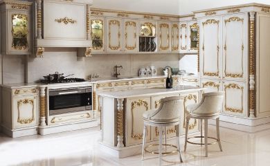 انواع رنگ کابینت کلاسیک (3)