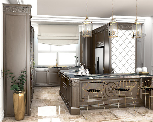 بهترین رنگ کابینت کلاسیک (1)