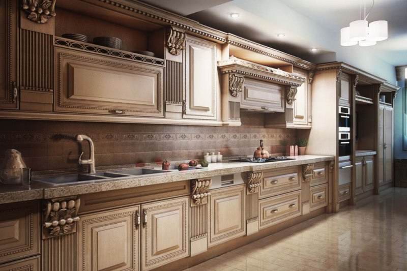 رنگ های کابینت کلاسیک (2)
