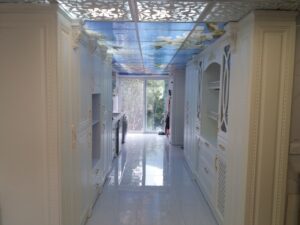 کابینت ام دی اف خام رنگ شده با پلی اورتان امین افضلی چالوس مازندران