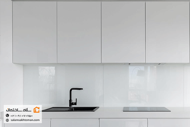 کابینت هایگلاس سفید مات