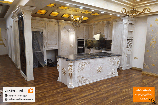 کابینت روکش چوب