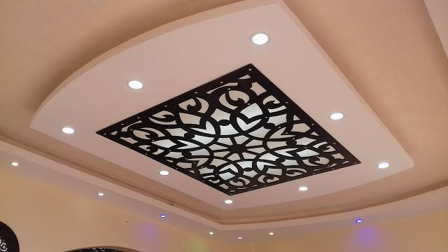 سقف کاذب سی ان سی در وسط سقف