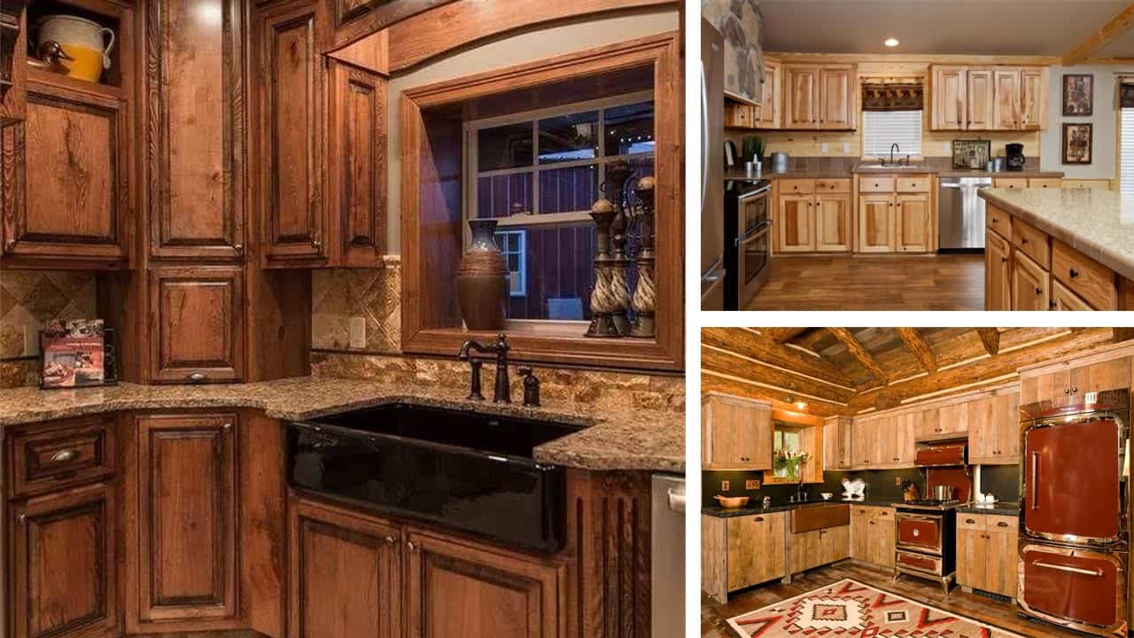 کابینت چوبی روستیک ایرانی: وقتی سنت با طبیعت آغوش میکند + راهنمای اجرا