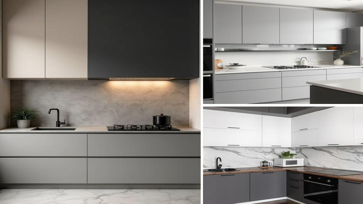 کابینت ام دی اف سفید طوسی + معرفی زیباترین مدل ها و بررسی ویژگیها