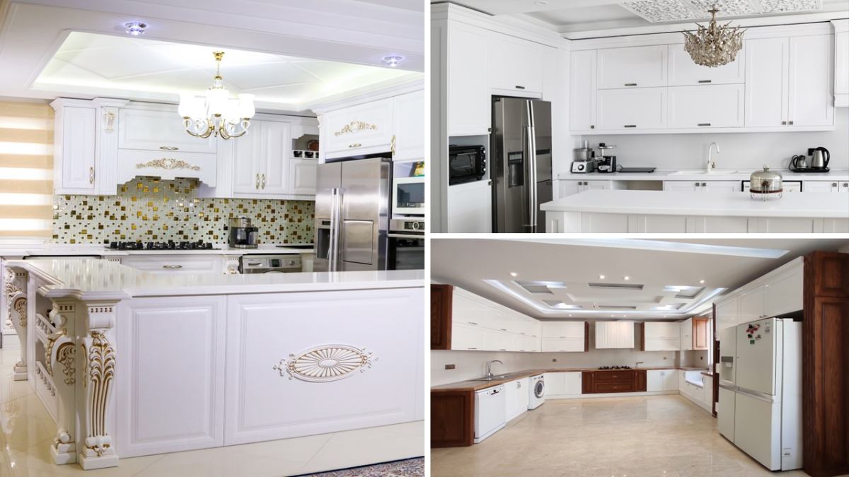 کابینت ممبران سفید برای آشپزخانههای خاص+راهنما خرید