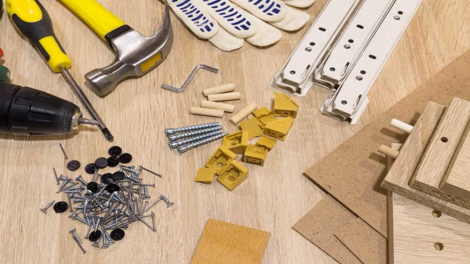 ابزار کابینت سازی شامل چیست؟ معرفی ابزار های نصب کابینت