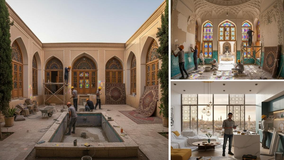 راهنمای کامل بازسازی خانه در اصفهان 1404 | هزینه + بهترین پیمانکاران