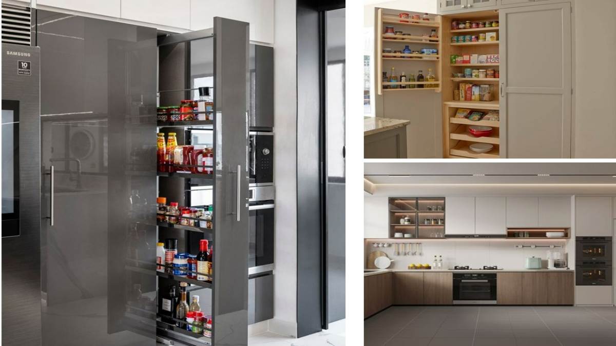 باورتان نمیشود؟! این مدل کابینت فضای آشپزخانه شما را دو برابر میکند