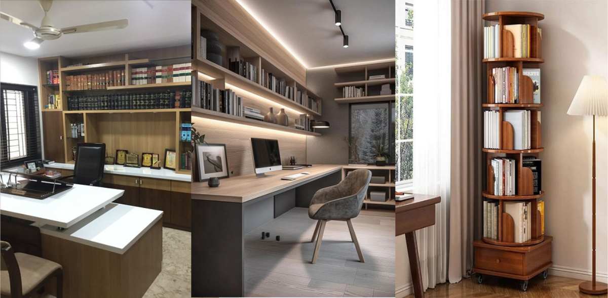 از هر سانتیمتر استفاده کنید: بهترین روشها برای چیدمان کتابخانه در دفاتر کوچک