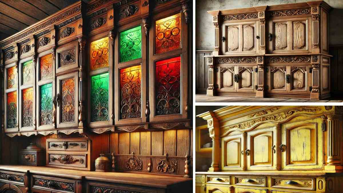 این کابینتها 10سال پیش خیلی مد بود. یادشبخیر!