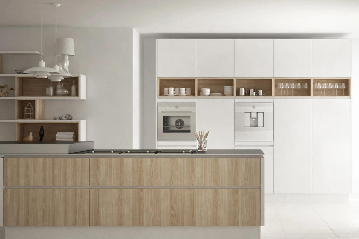 کابینت طرح چوب مناسب چه آشپزخانههایی است؟ + مزایا و معایب